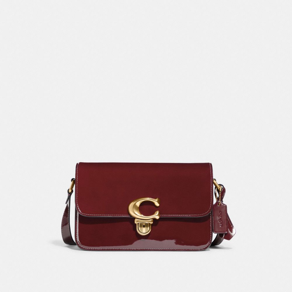 CE723 - Studio Shoulder Bag Brass/Wine