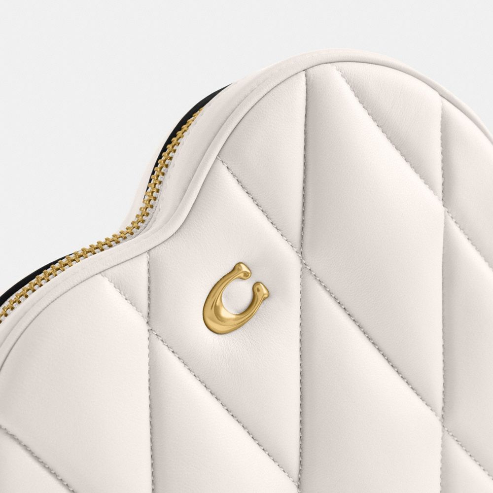 HEART CROSSBODY WITH QUILTING