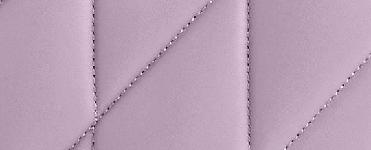 HEART CROSSBODY WITH QUILTING-LH/Soft Purple