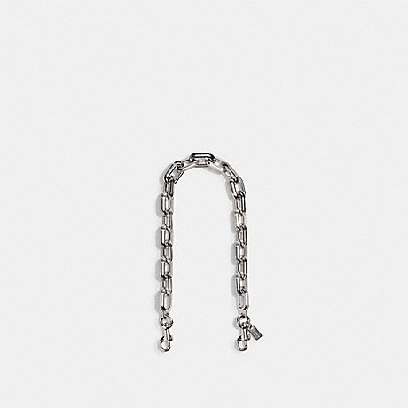 COACH CE728 Link Chain Strap Silver