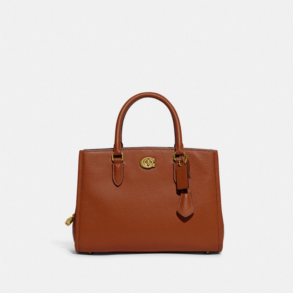 COACH CE732 Brooke Carryall 28 Brass/Burnished Amber