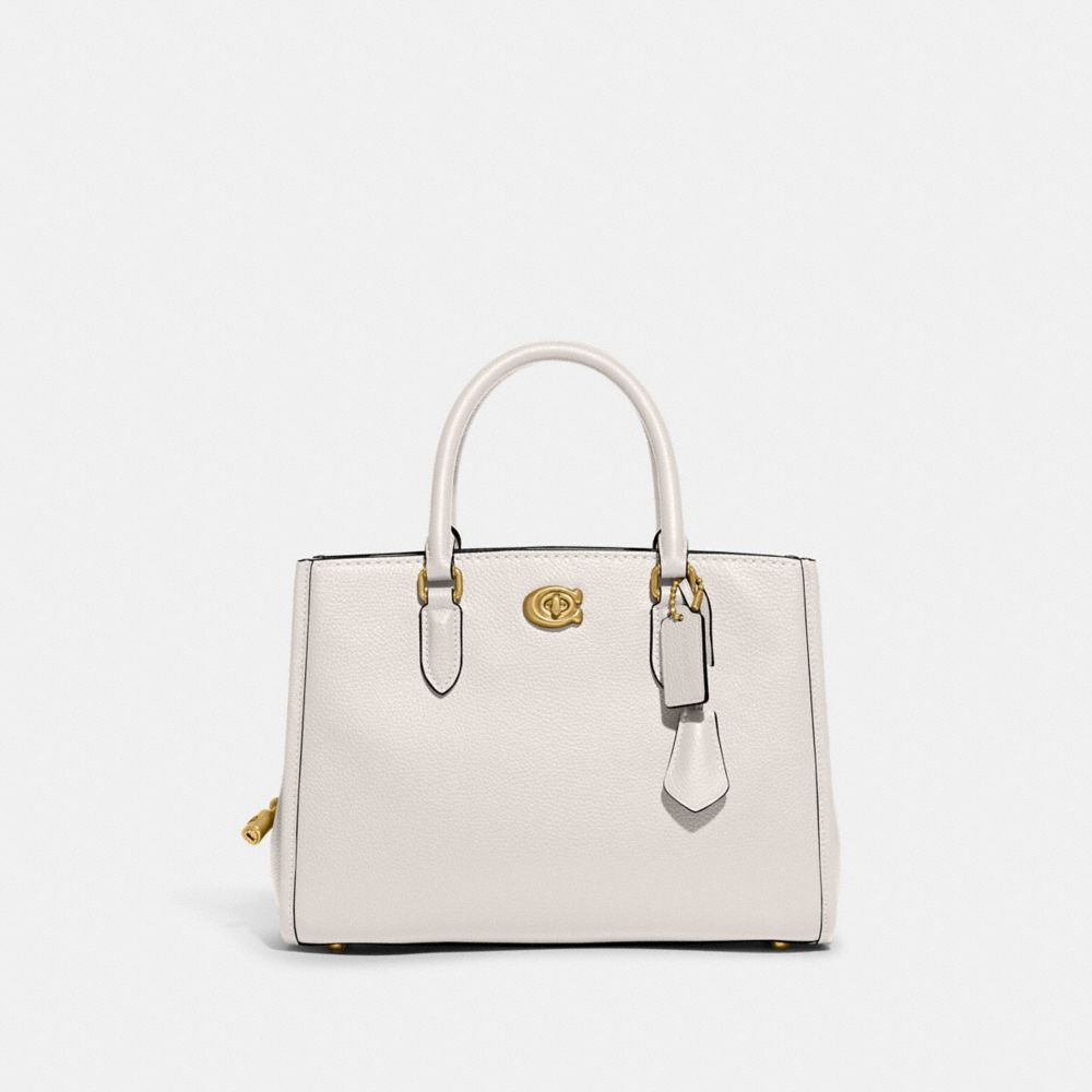 COACH CE732 Brooke Carryall 28 Brass/Chalk