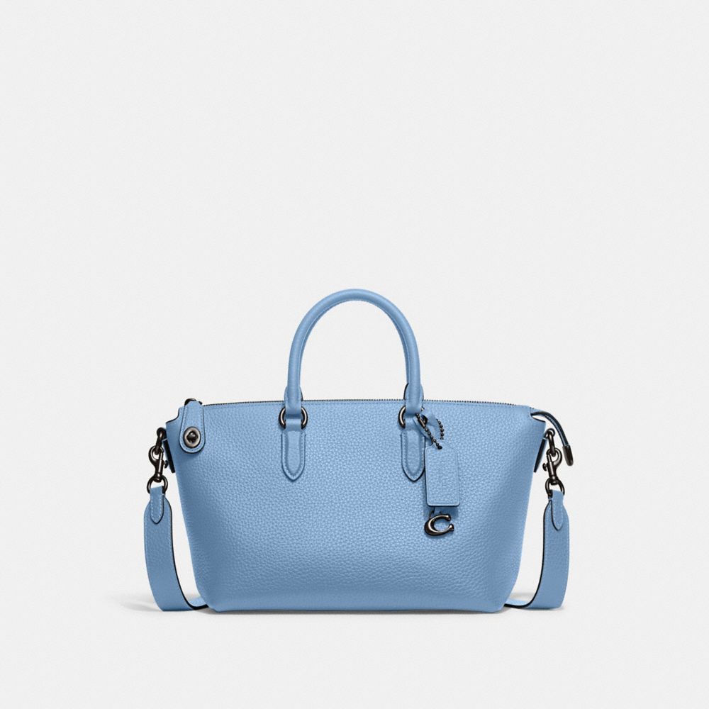 CE741 - Cara Satchel Pewter/Pool