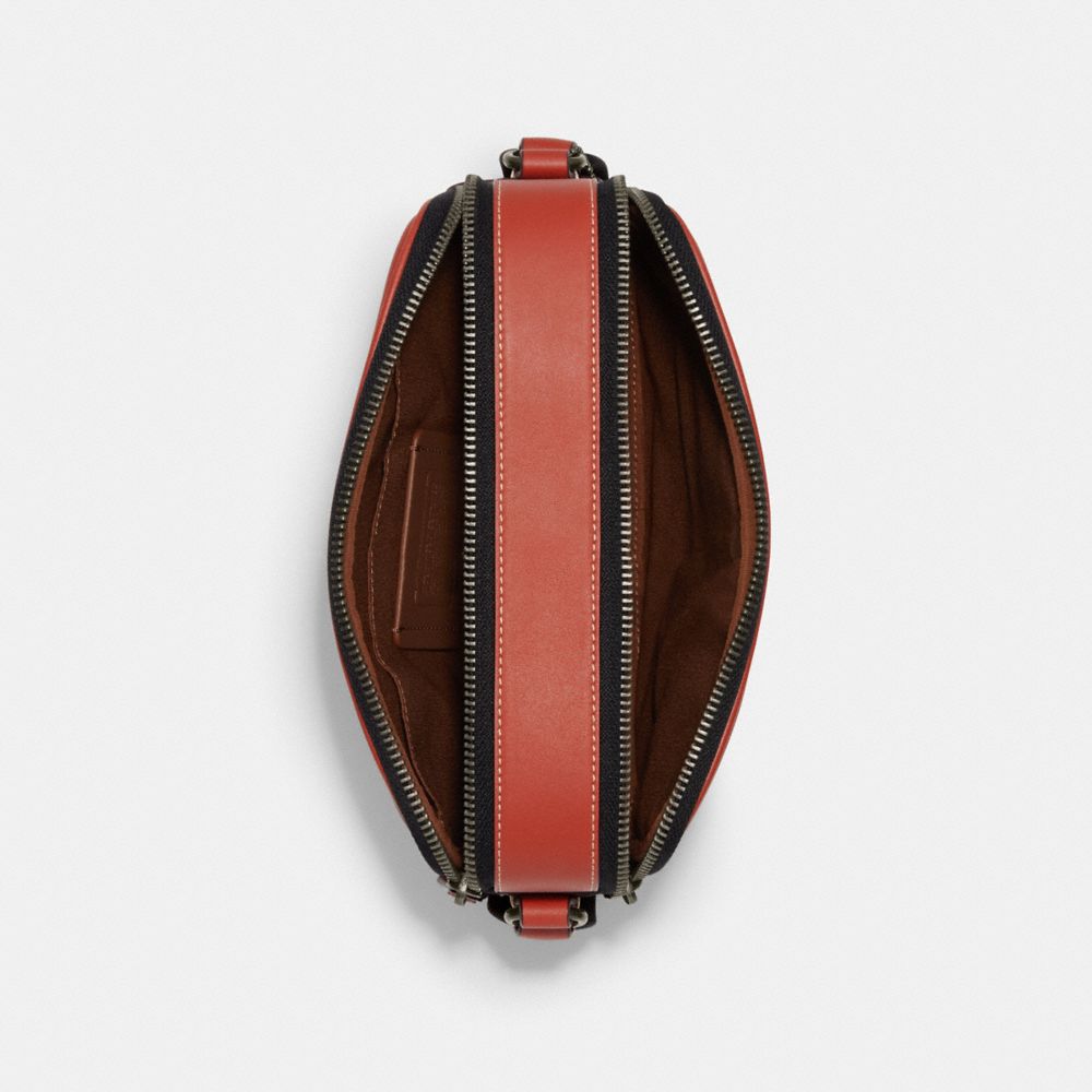 COACH X PEANUTS GRAHAM CROSSBODY IN SIGNATURE CANVAS WITH PATCHES