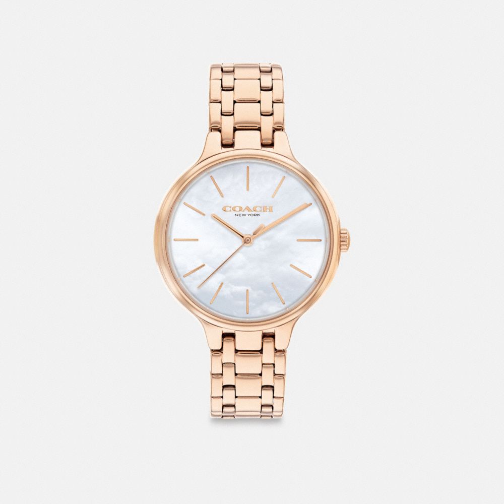 COACH CE753 Josie Watch, 34 Mm Carnation Gold