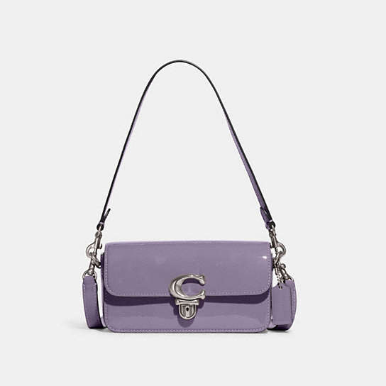CE761 - Studio Baguette Bag Silver/Light Violet