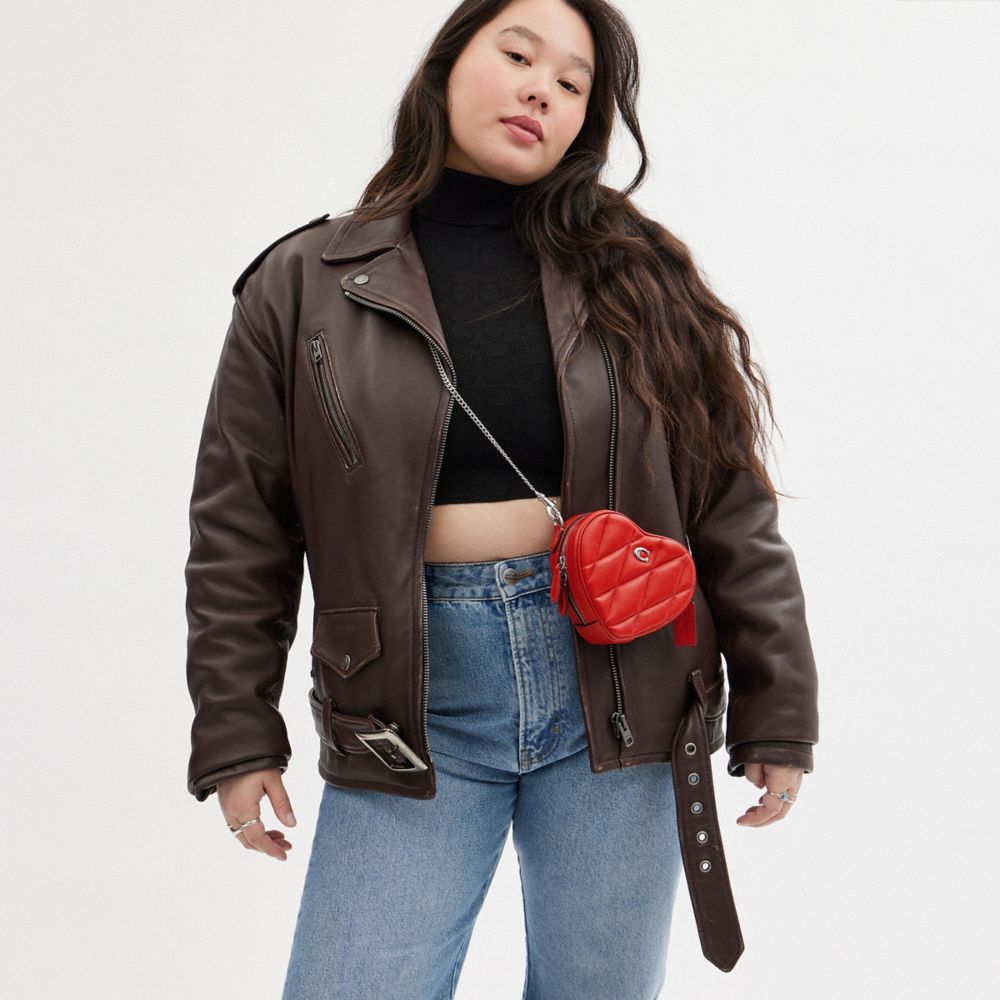 HEART 14 豐盈絎縫斜背手袋