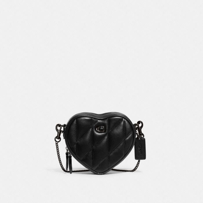 COACH手袋 HEART 14 豐盈絎縫斜背手袋| COACH 官方網站Official page