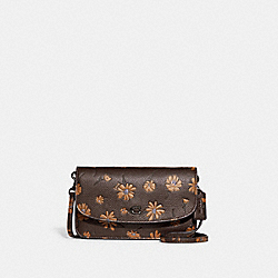 Hayden Crossbody With Floral Print - CE775 - Pewter/Multi