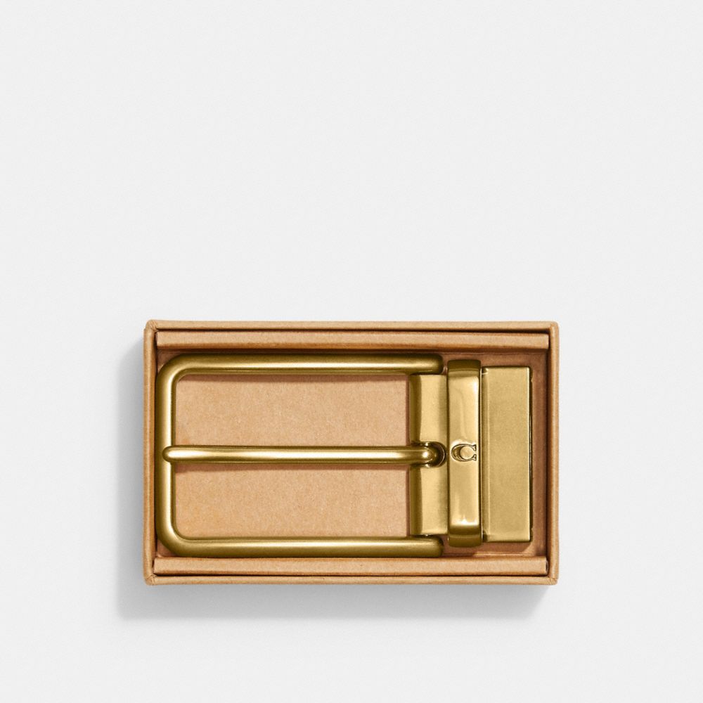 Boxed Harness Belt Buckle - CE866 - Brass