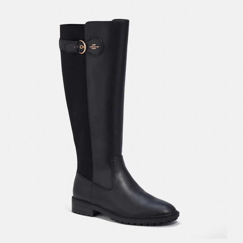 Franklin Riding Boot In Athletic Calf - CE868 - Black