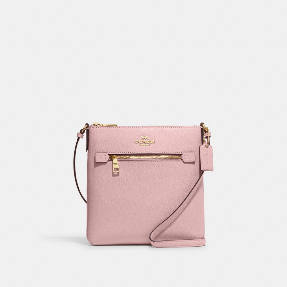 Mini Rowan File Bag - CE871 - Gold/Powder Pink