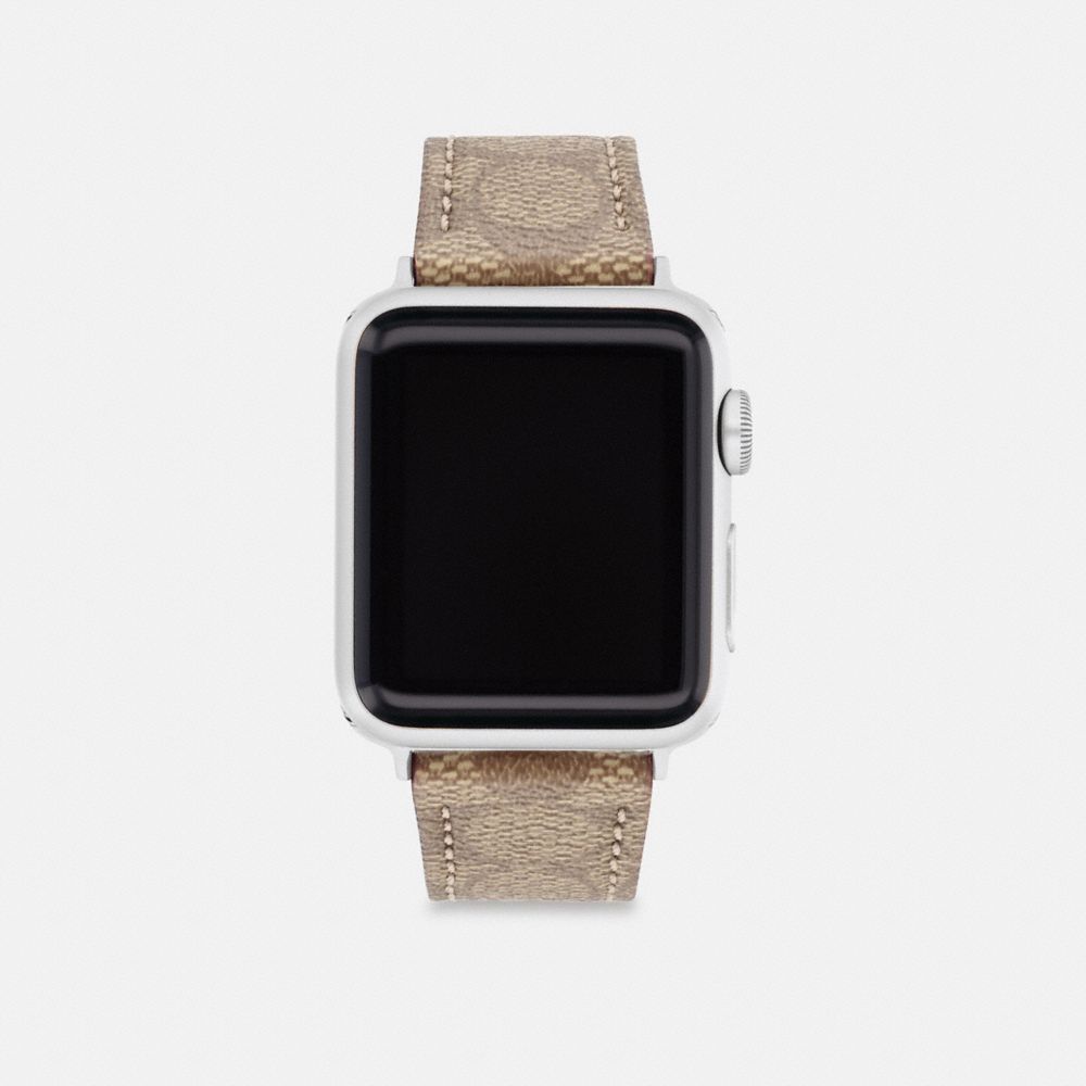 COACH CE911 Apple Watch® Strap, 38 Mm And 40 Mm KHAKI