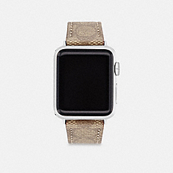 COACH CE911 Apple Watch® Strap, 38 Mm And 40 Mm KHAKI