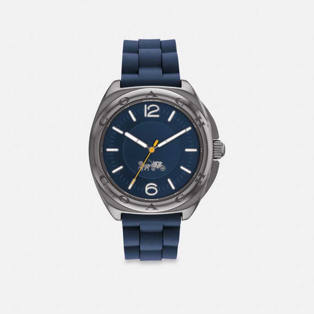 COACH CE914 Flip Watch, 41 Mm NAVY