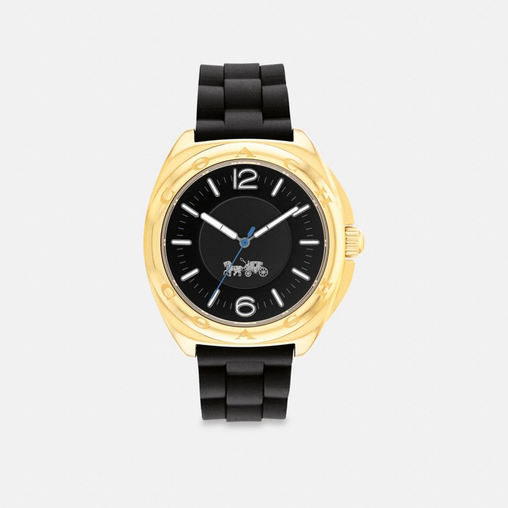 COACH CE915 Flip Watch, 41 Mm BLACK