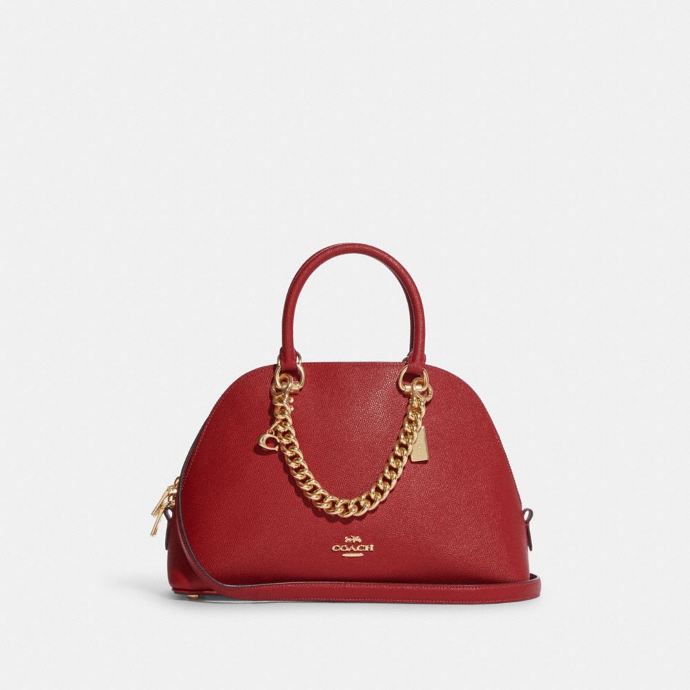 COACH CE991 Katy Satchel IM/Red Apple