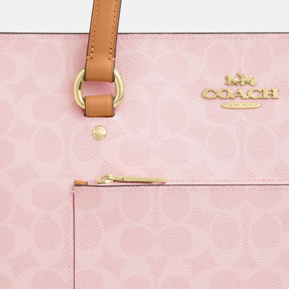 STATION TOTE BAG IN SIGNATURE CANVAS