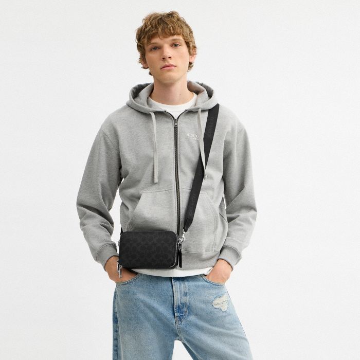 經典 SIGNATURE CLINTON 斜背手袋