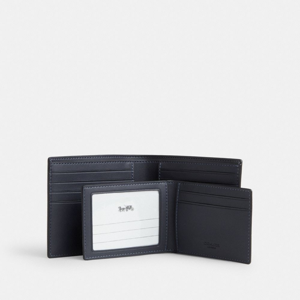 3-IN-1 WALLET IN OMBRE SIGNATURE CANVAS