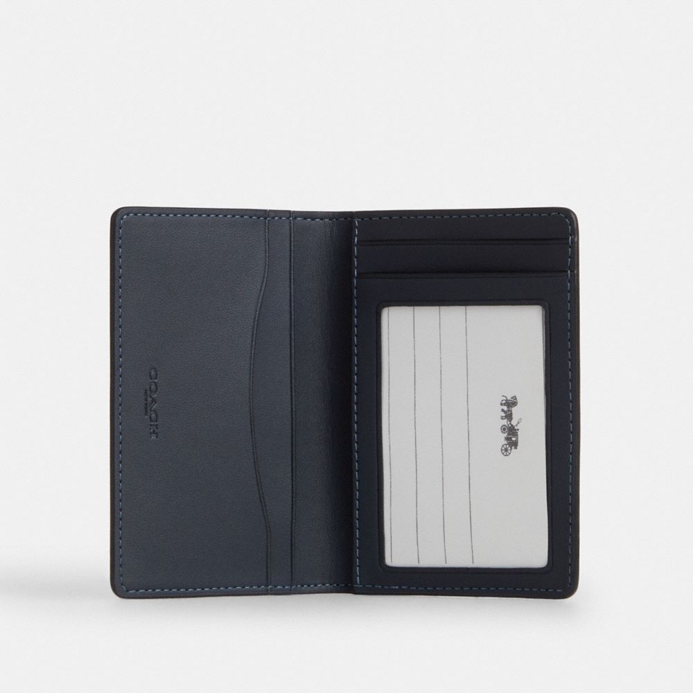 ID CARD WALLET IN OMBRE SIGNATURE CANVAS