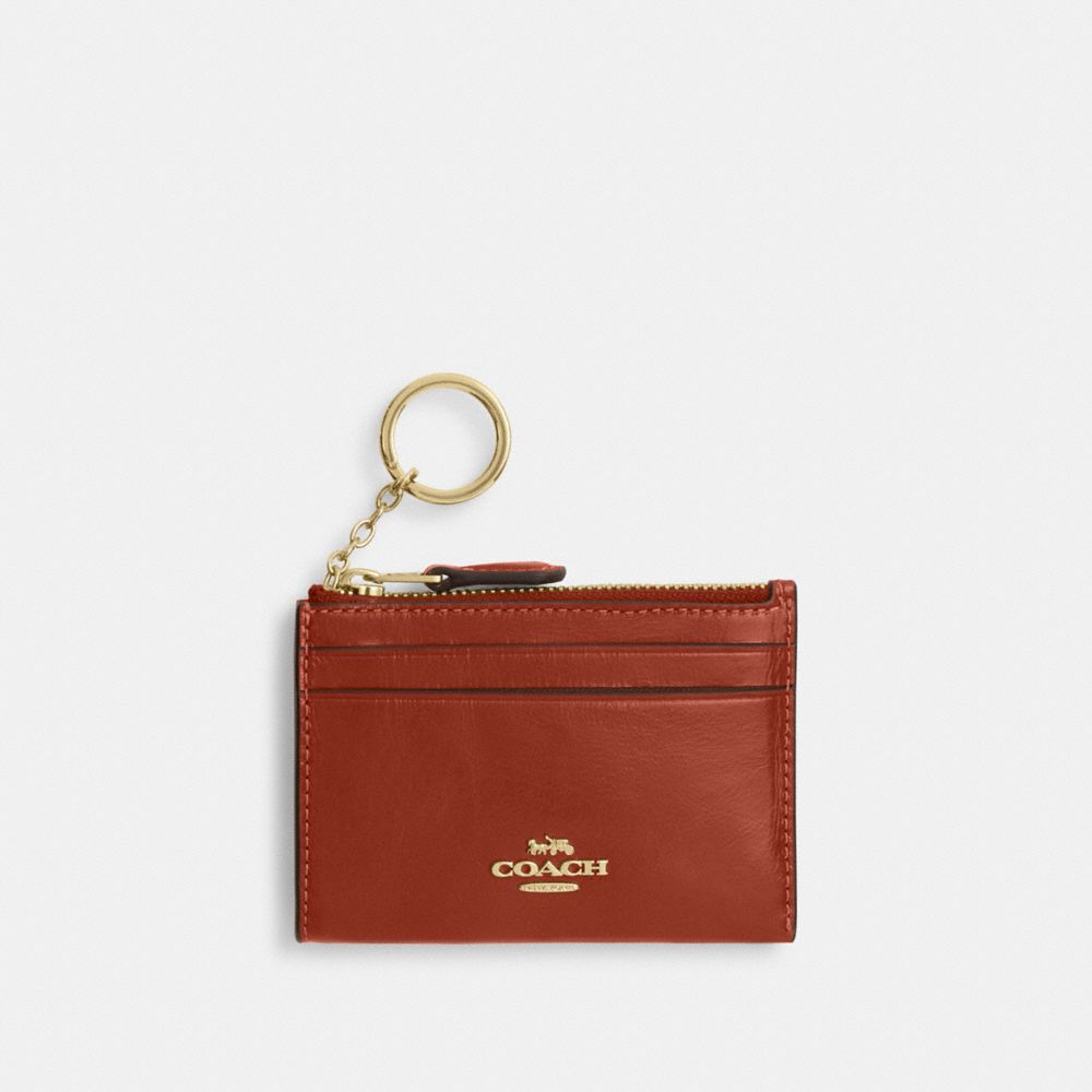COACH CEC47 Mini Skinny Id Case IM/CINNAMON