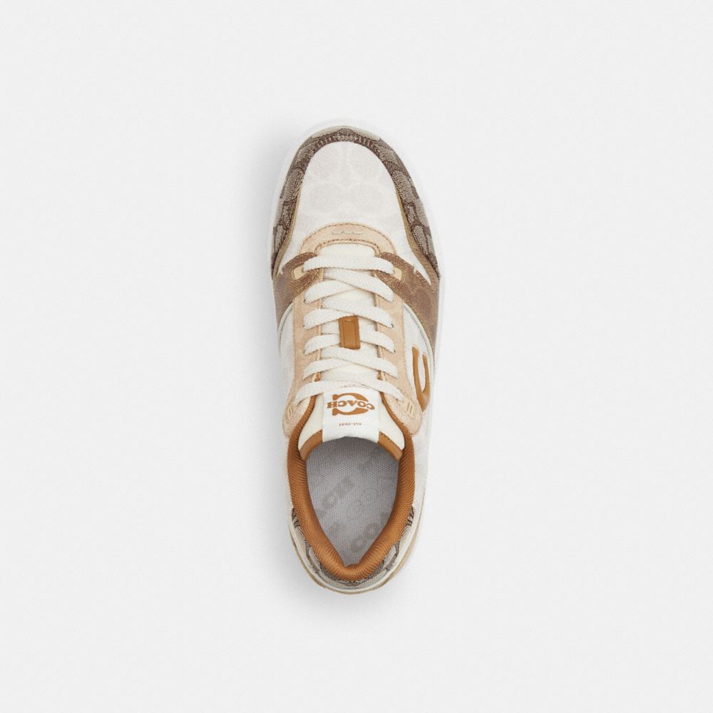 SOHO PLATFORM SNEAKER IN MIXED SIGNATURE