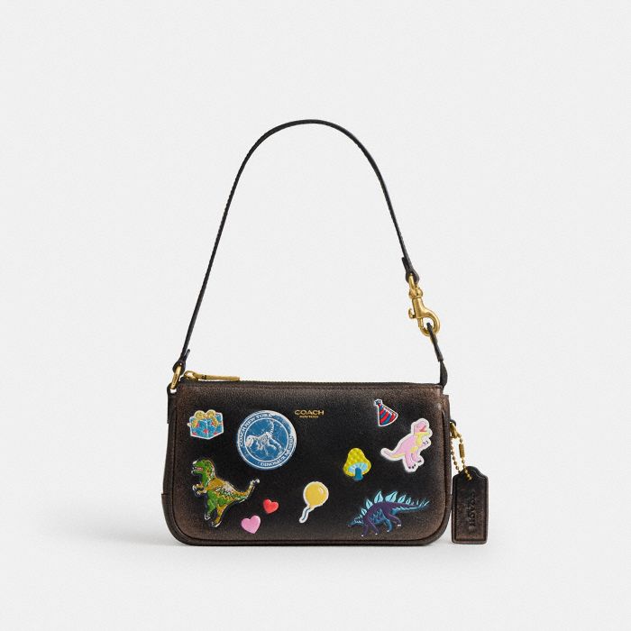 PLAZA REXY 10TH BIRTHDAY 復古摯愛皮革貼紙印花 18 手袋