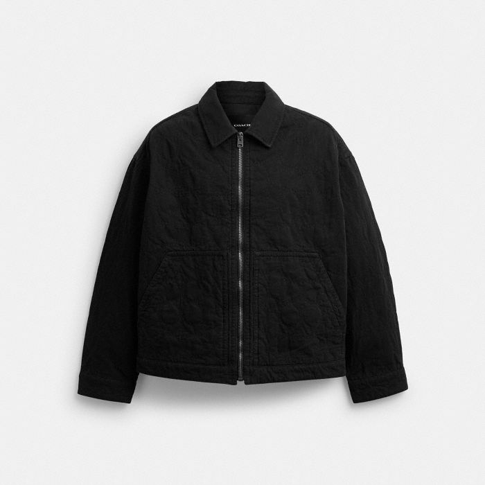 絎縫細節工裝外套