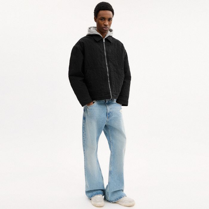 絎縫細節工裝外套