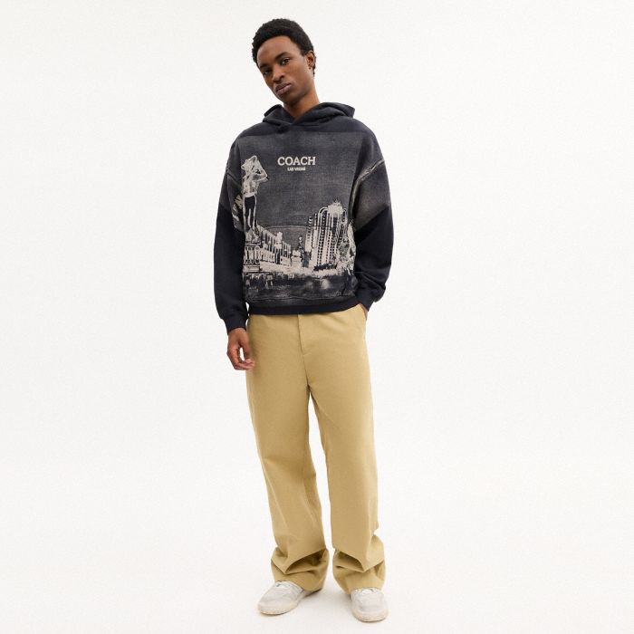 POSTCARD 圖案休閒連帽衫