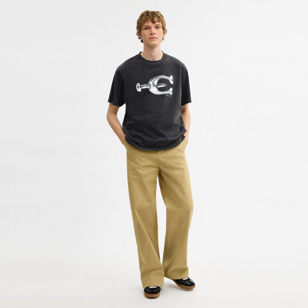 SCREW RELAXED T-SHIRT IN ORGANIC COTTON