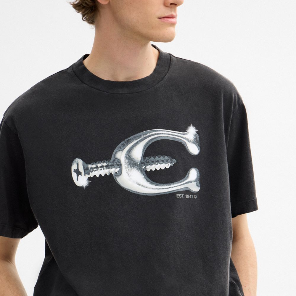 SCREW RELAXED T-SHIRT IN ORGANIC COTTON