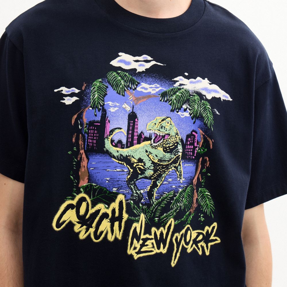 REXY 10TH BIRTHDAY JUNGLE RELAXED T-SHIRT IN ORGANIC COTTON