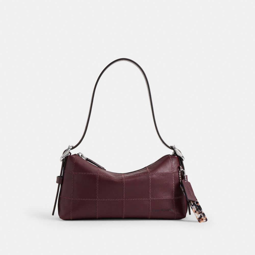 COACH CEJ50 Alter/ego Small Slouchy Shoulder Bag In Upcrafted Leather MERLOT