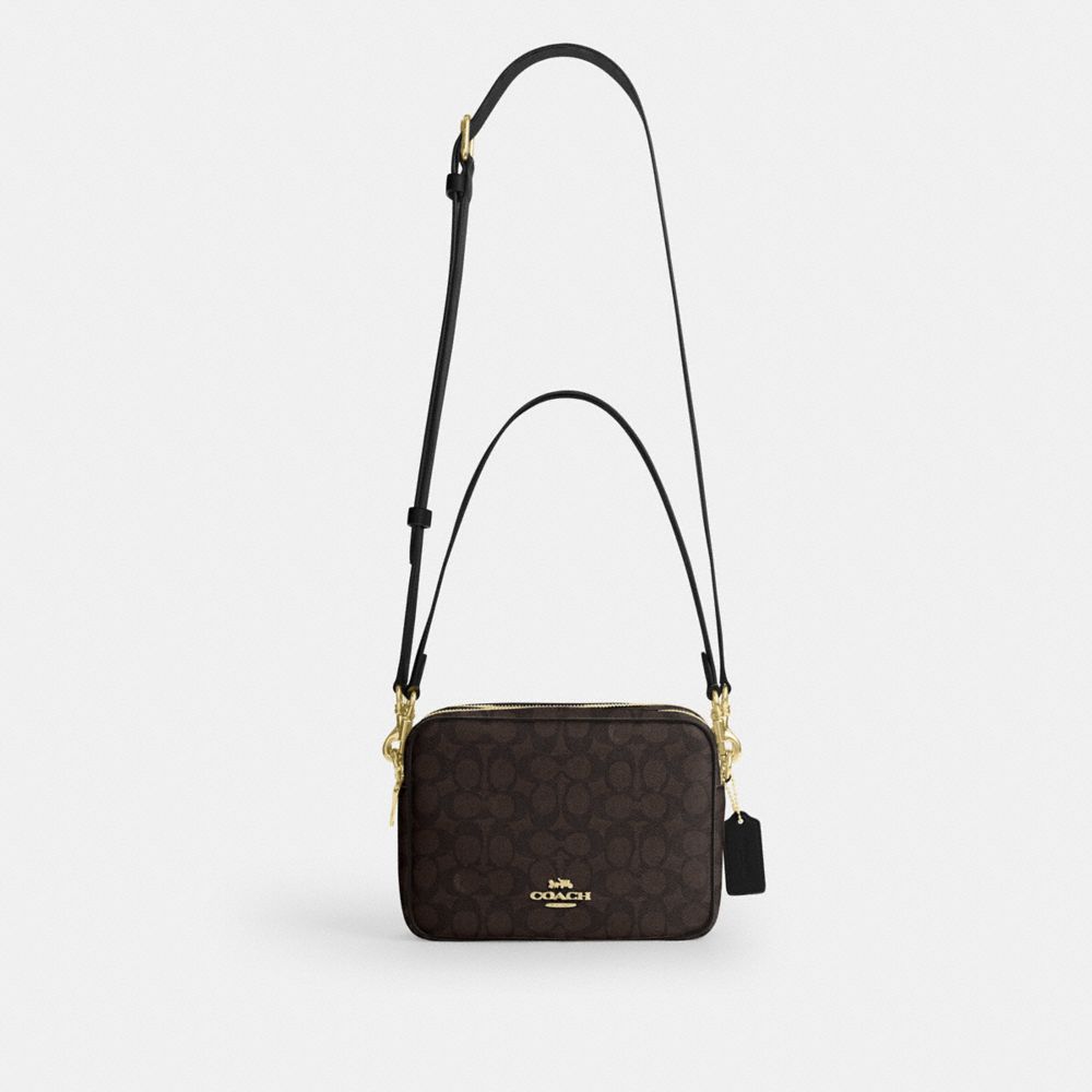 CAREY CROSSBODY BAG IN SIGNATURE CANVAS