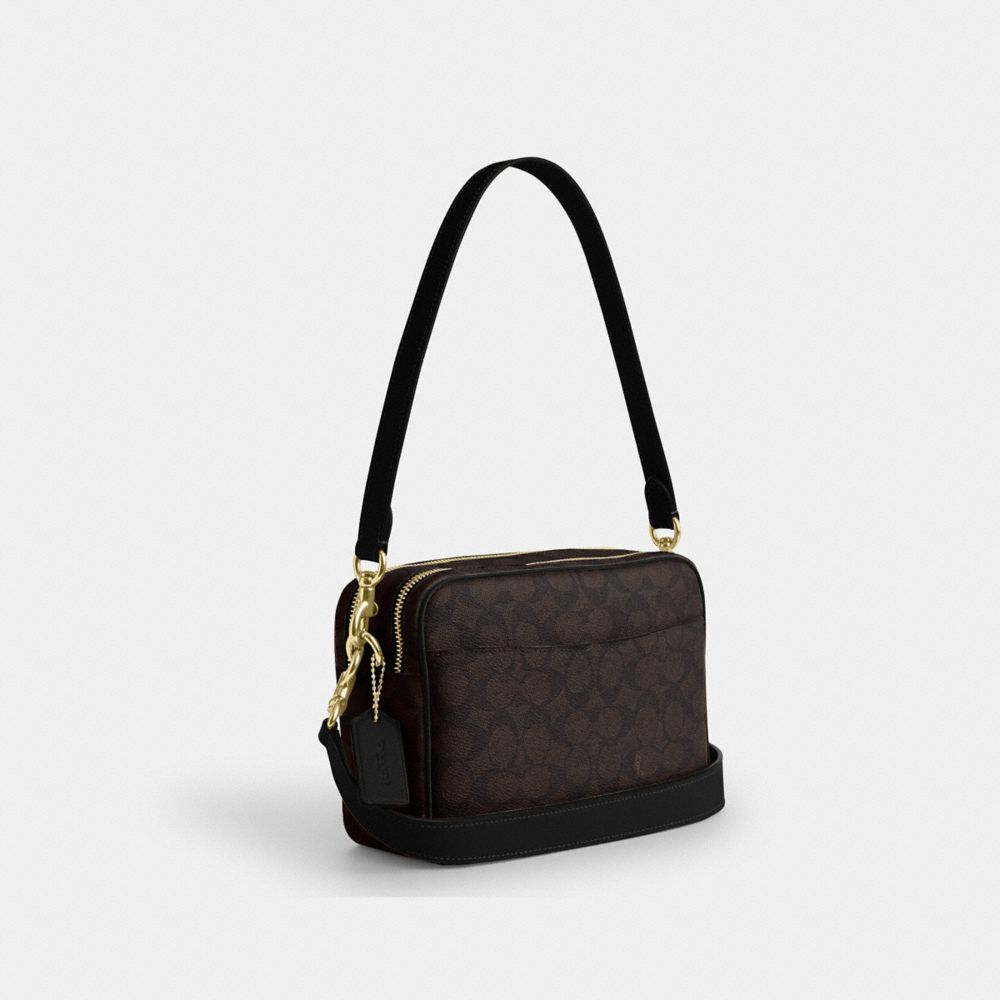 CAREY CROSSBODY BAG IN SIGNATURE CANVAS