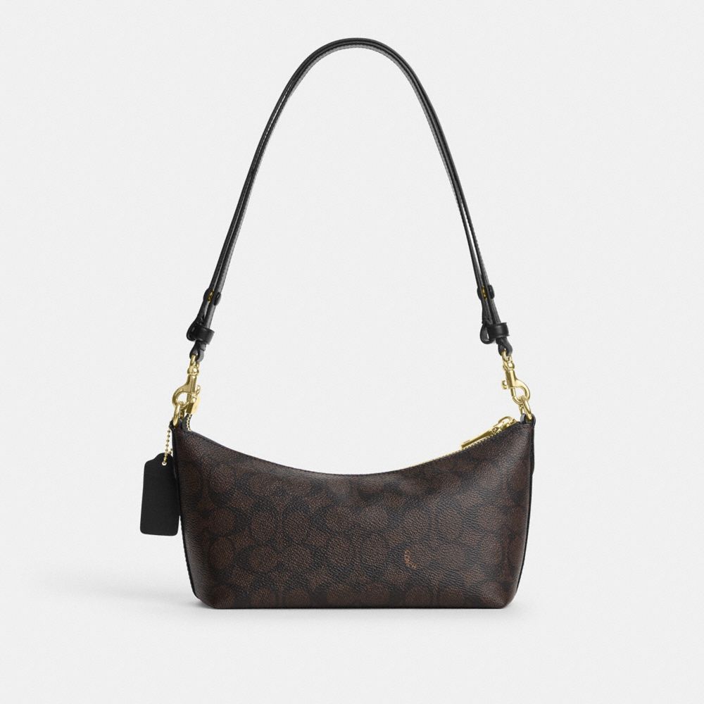 CAITLIN SHOULDER BAG IN SIGNATURE CANVAS