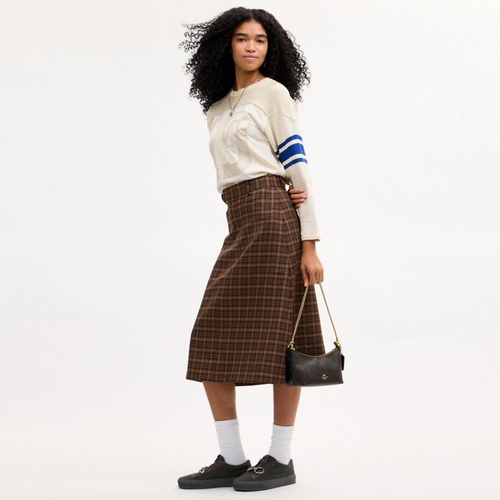 CAITLIN SHOULDER BAG IN SIGNATURE CANVAS