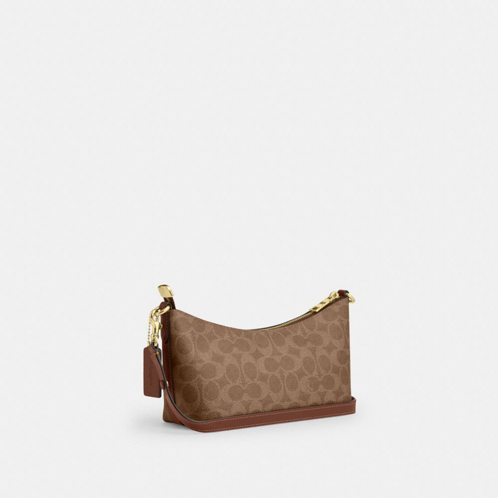 CAITLIN SHOULDER BAG IN SIGNATURE CANVAS