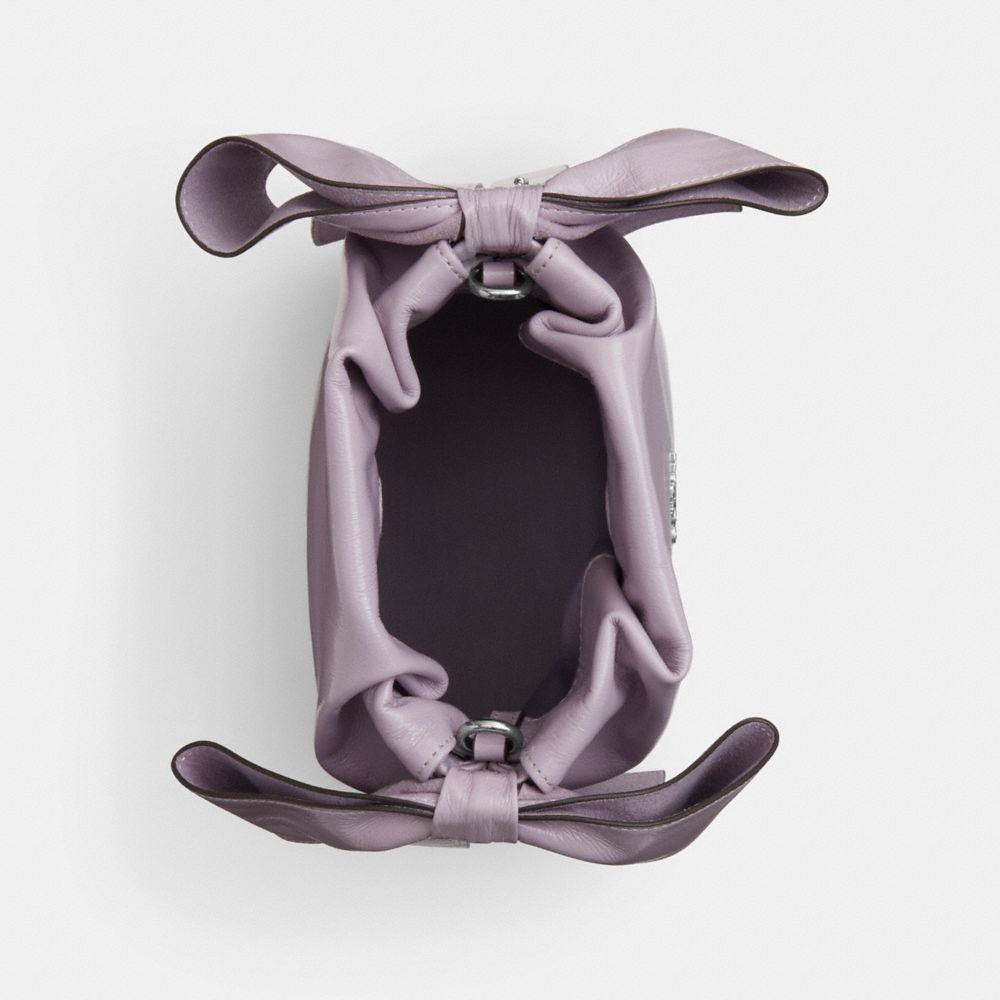 FAYE MINI DRAWSTRING BAG WITH BOWS