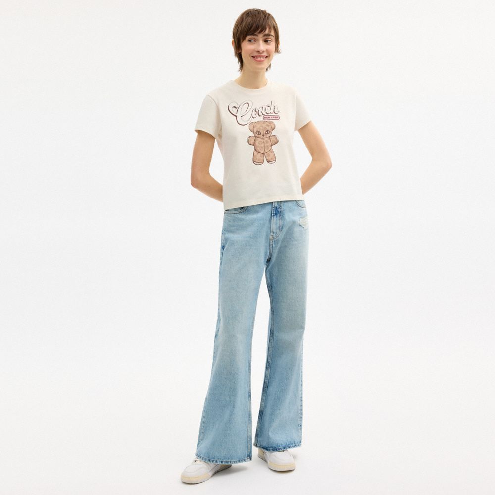 TEDDY STUFFIE T-SHIRT IN ORGANIC COTTON