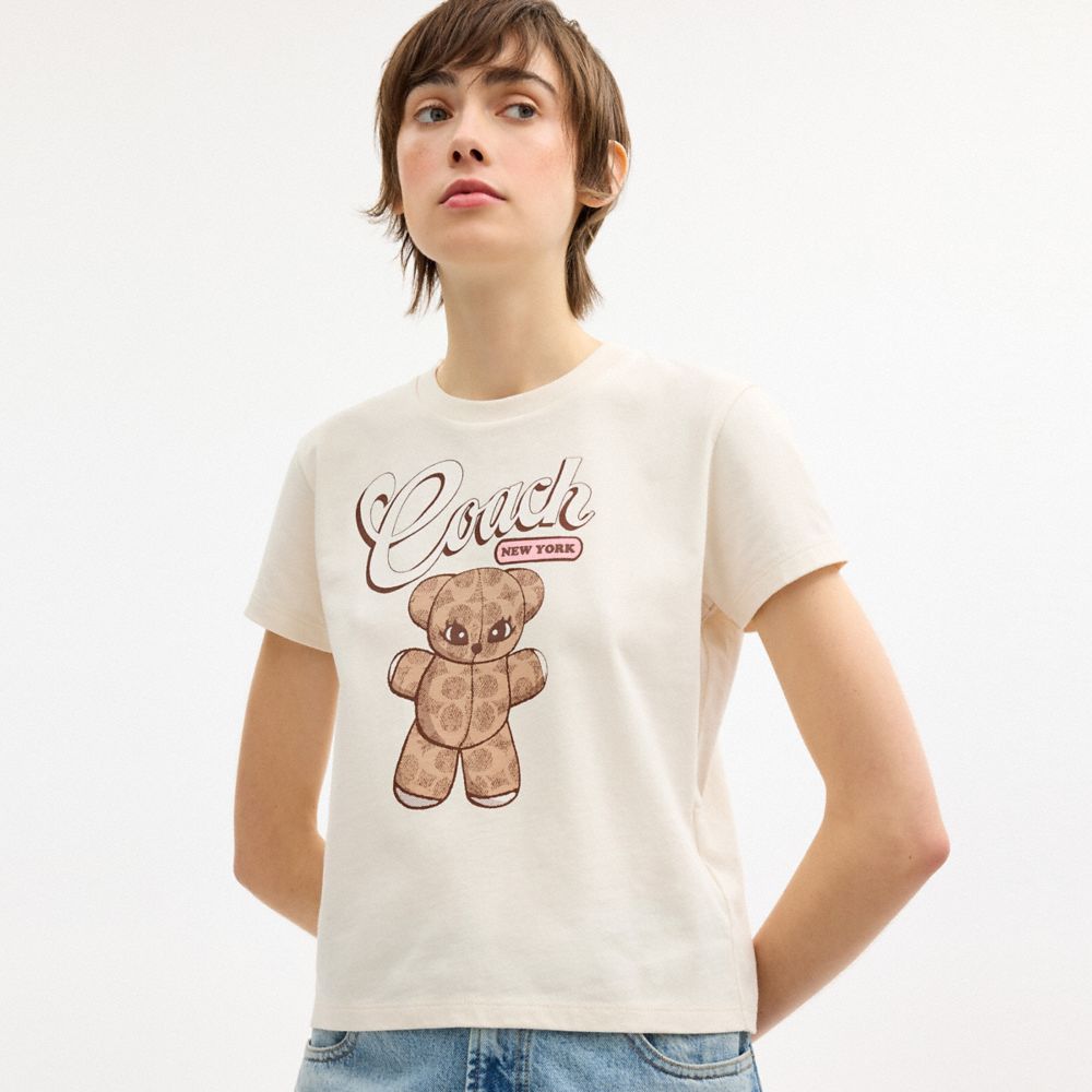 TEDDY STUFFIE T-SHIRT IN ORGANIC COTTON