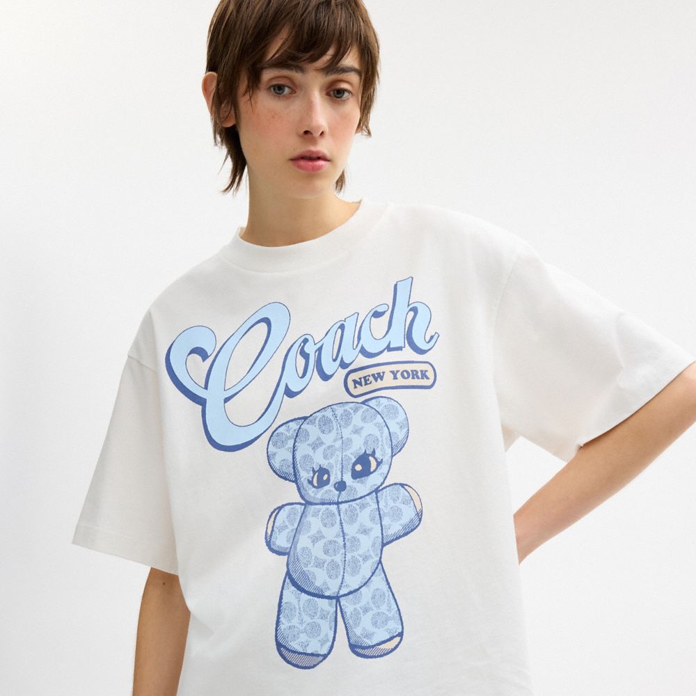 TEDDY STUFFIE RELAXED T-SHIRT IN ORGANIC COTTON