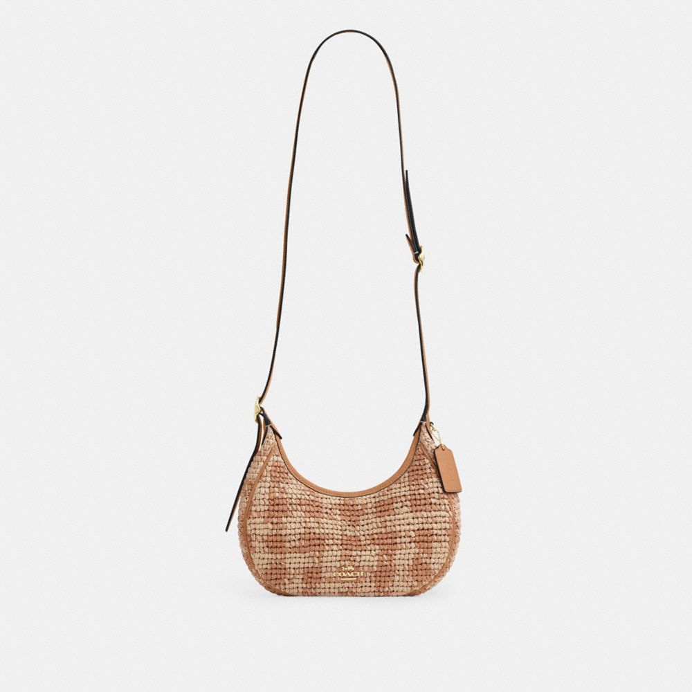 EMILY SHOULDER BAG WITH GINGHAM PRINT