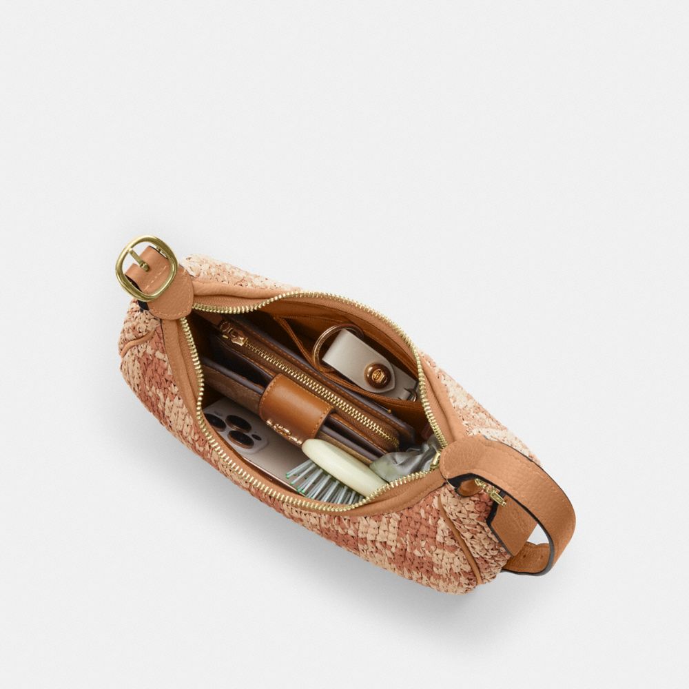 EMILY SHOULDER BAG WITH GINGHAM PRINT