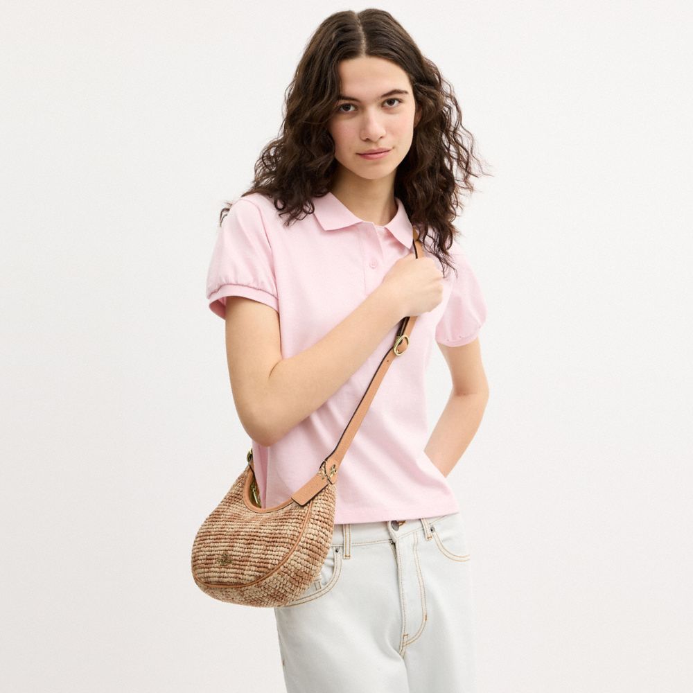 EMILY SHOULDER BAG WITH GINGHAM PRINT