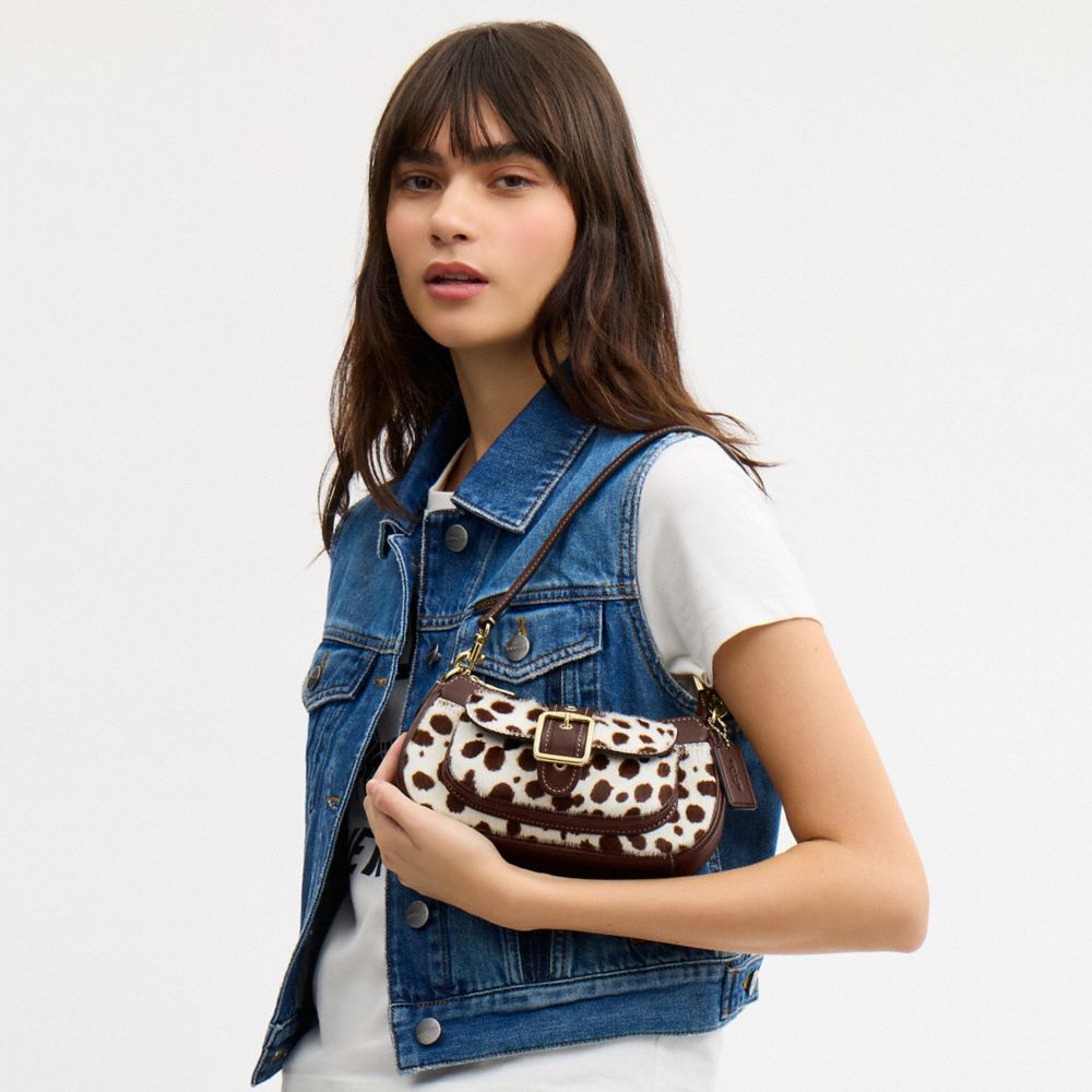 ASHTON MINI SHOULDER BAG IN HAIRCALF