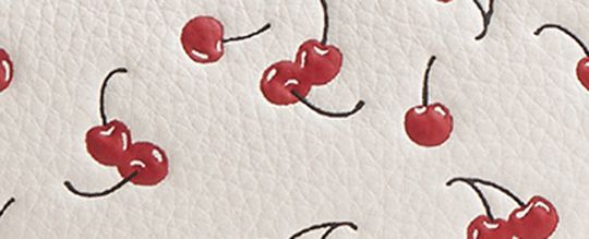 EMILY SHOULDER BAG WITH CHERRY PRINT