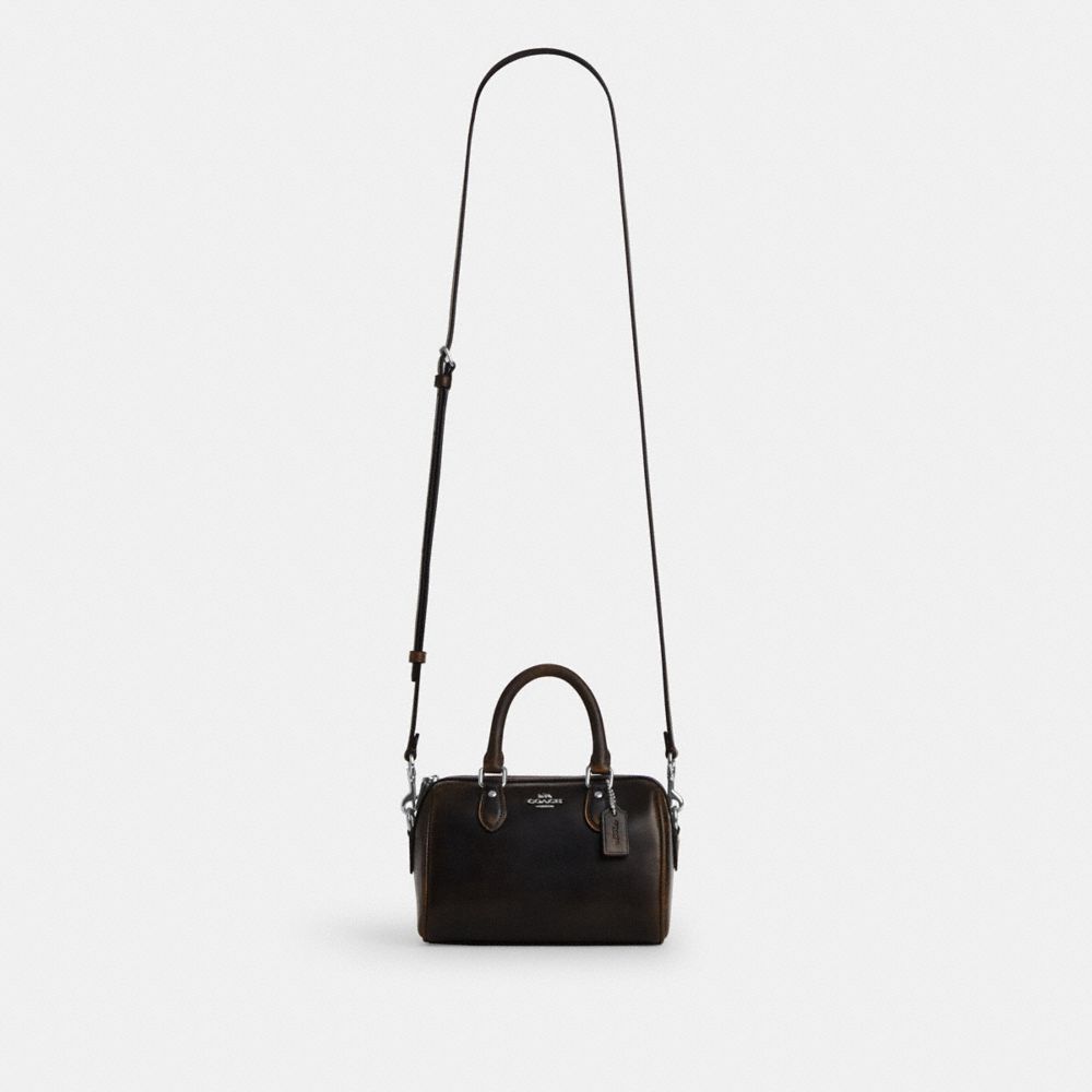 MINI ROWAN CROSSBODY BAG IN LOVED LEATHER